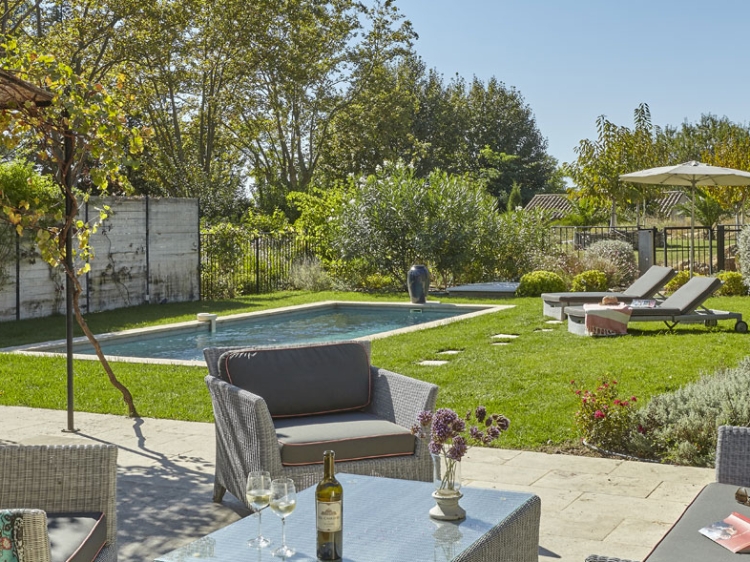 chateau les carrasses quarante privater Pool