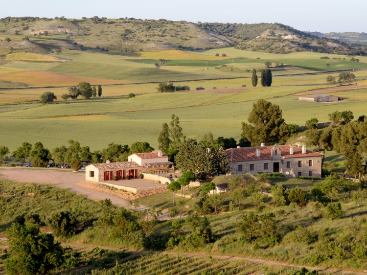 Finca El Cercado Bestes Kleines Landhotel abgelegen Gesamtansicht des Hofes