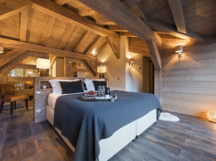 Wohnen im Chalet Ambre Ferienvilla Ski Frankreich Luxushaus Luxus Winter Wunderland