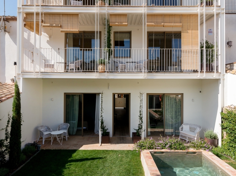 Hotel Can Liret Palafrugell Spanien privater Pool Urlaubsunterkunft