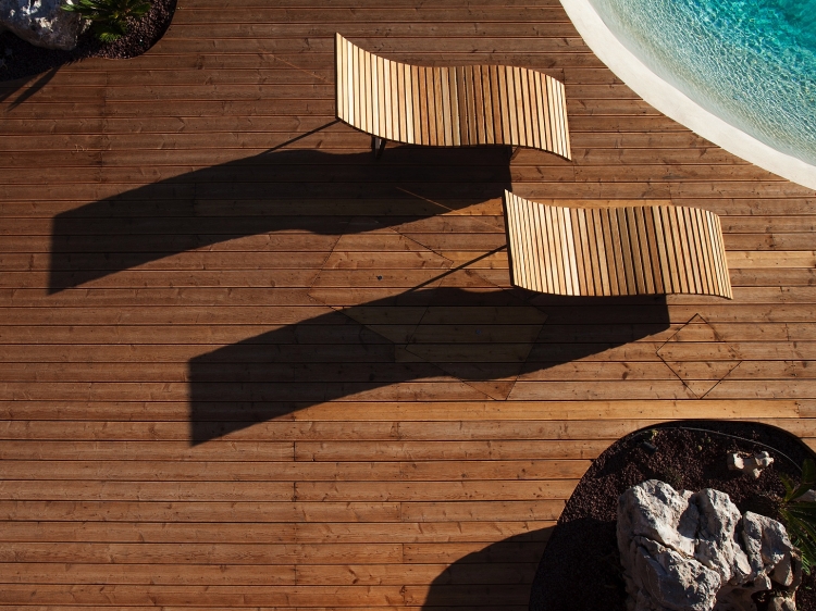 Schönes Haus am Meer mit Pool und schönem Ausblick