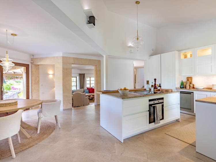 large kitchen area