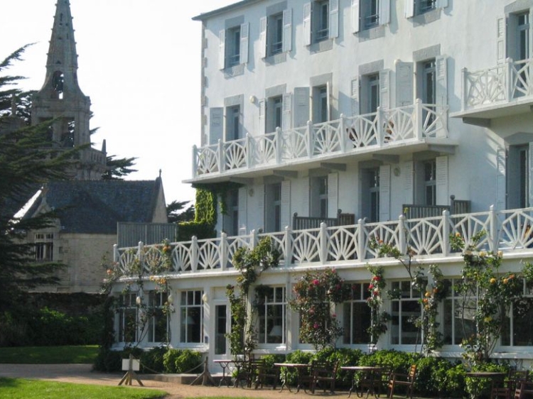 Grand Hotel des Bains View in Locquirec britanny beste Boutique-Unterkunft am Strand