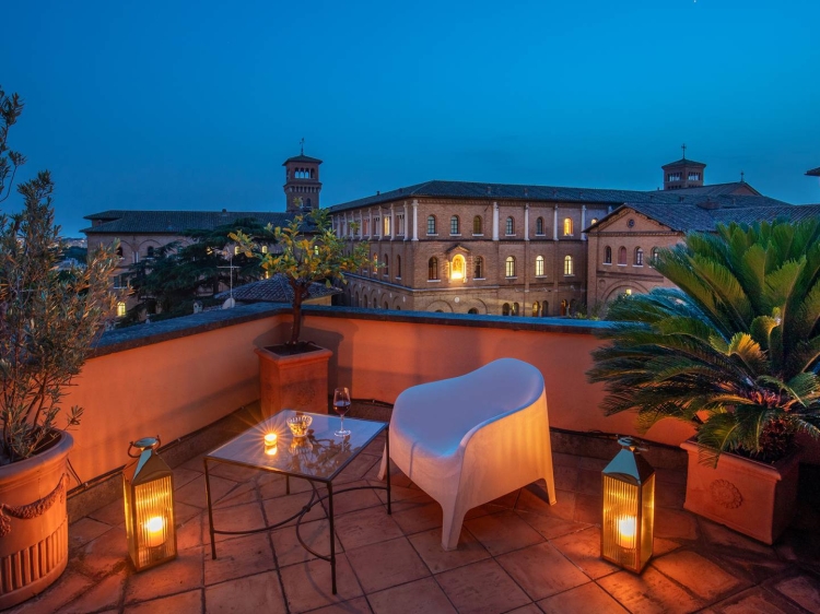 Hotel San Anselmo, ein kleines und schönes Hotel in Rom.