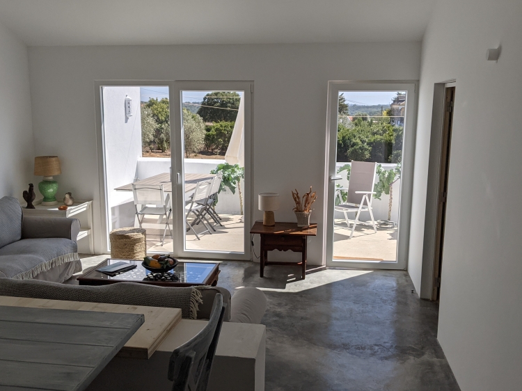 Living room with access to the terrace