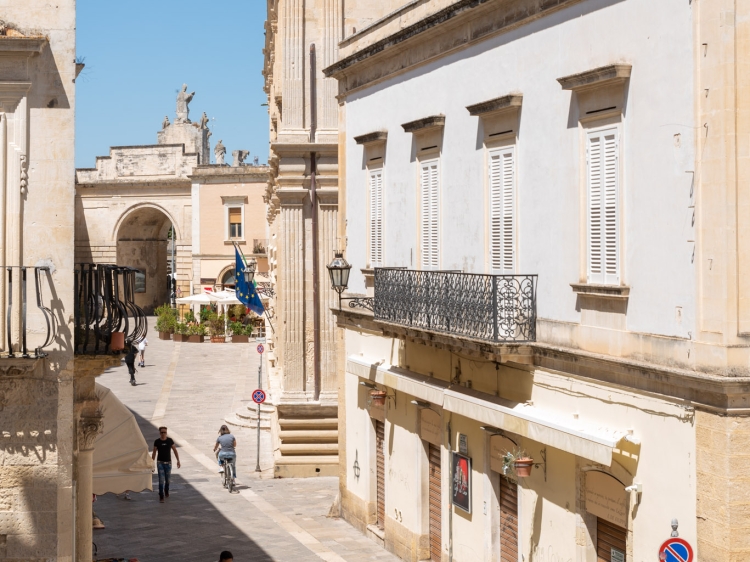 Sicht auf die Via Libertini - B&B Palazzo Charlie - Lecce, Puglia (IT) - Secretplaces