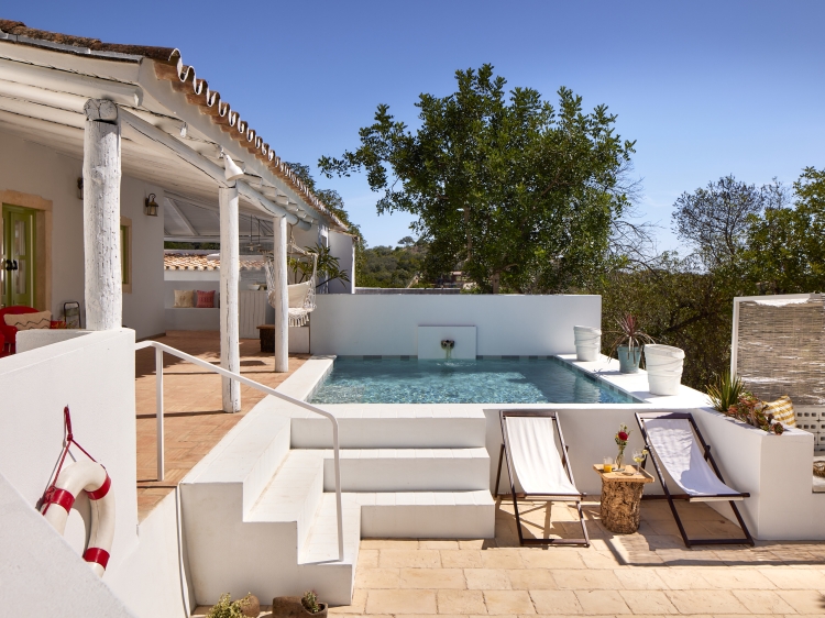 Pool im Almóada - Eclectic Boutique Home, Villa Algarve, Portugal. Geheime Orte.