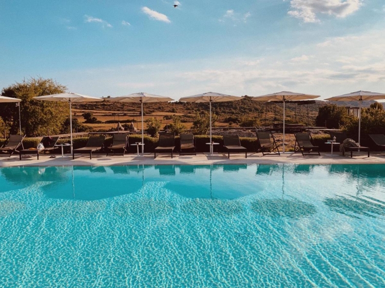 Außenpool, dimora delle balze, Italien, secretplaces