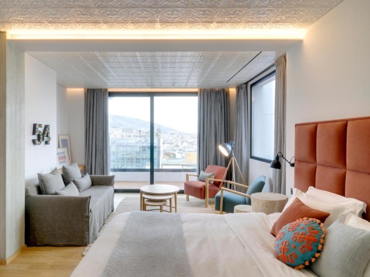 Schlafzimmer, coco mat hotel, athen, Griechenland