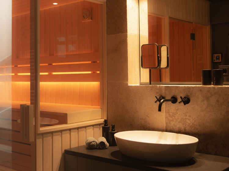 Sauna und Spa Bad