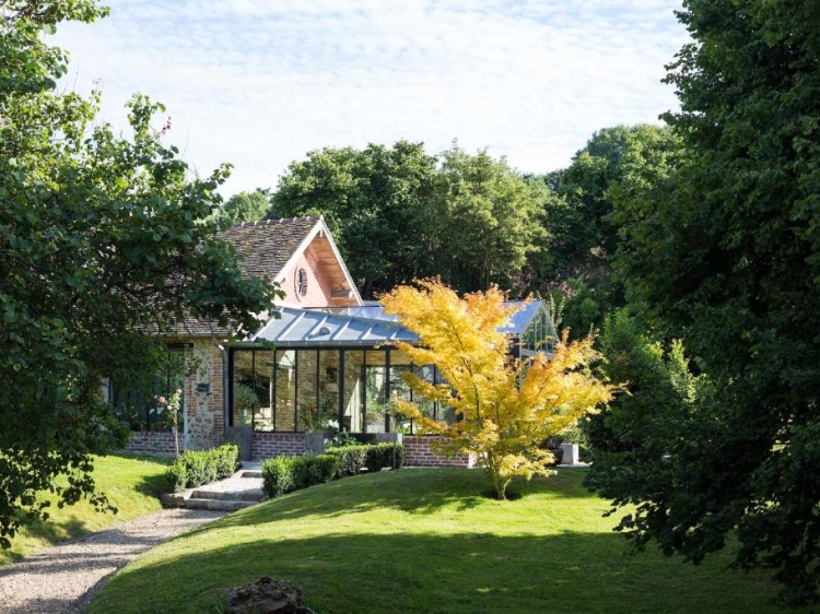 La Maison du Parc Cottage Honfleur Ferienwohnungen inklusive Frühstück Abgelegene Ferien Frankreich 
