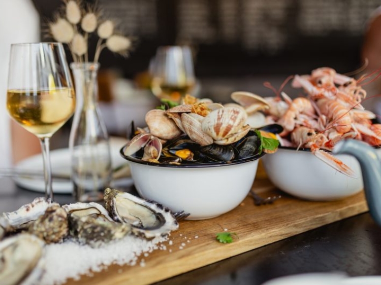 Meeresfrüchte Bateau libre Boutique-Hotel Bénodet Britanny