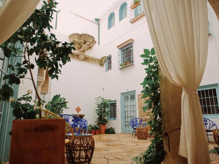 palacete del aguila cordoba, secretplaces, red pool, spain, apartments lofts