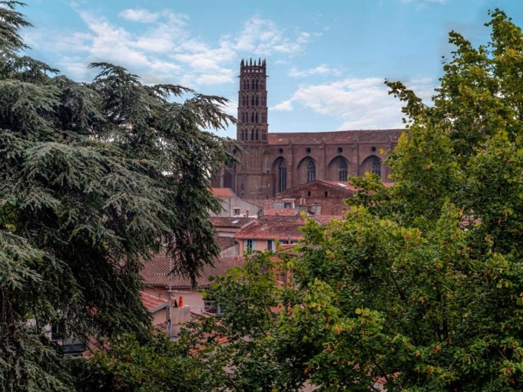 Blick auf das Stadtzentrum von Toulose vom Hotel SOCLO Toulouse