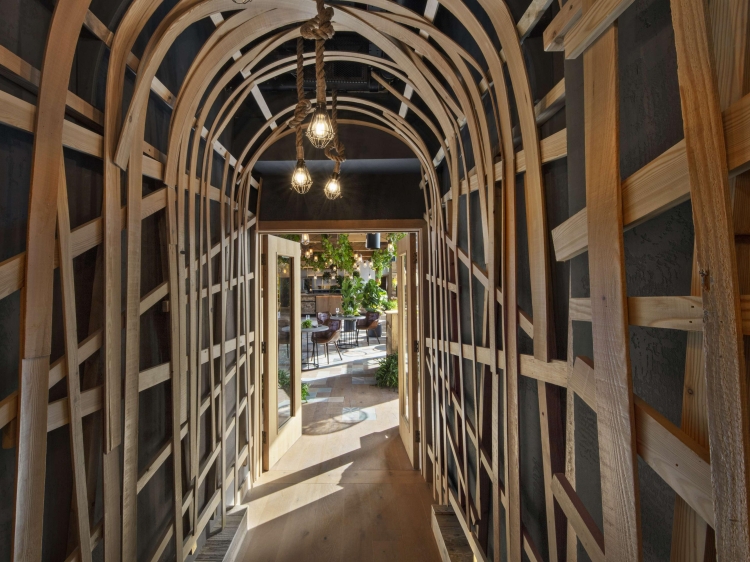 treehouse hotel london, secretplaces, vereinigtes königreich, dachbar, skyline-blick