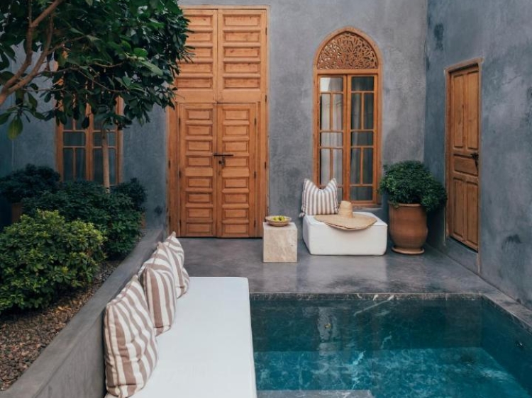 Schwimmbad im Riad No.37 Boutique-Gästehaus Marrakesch, Marokko