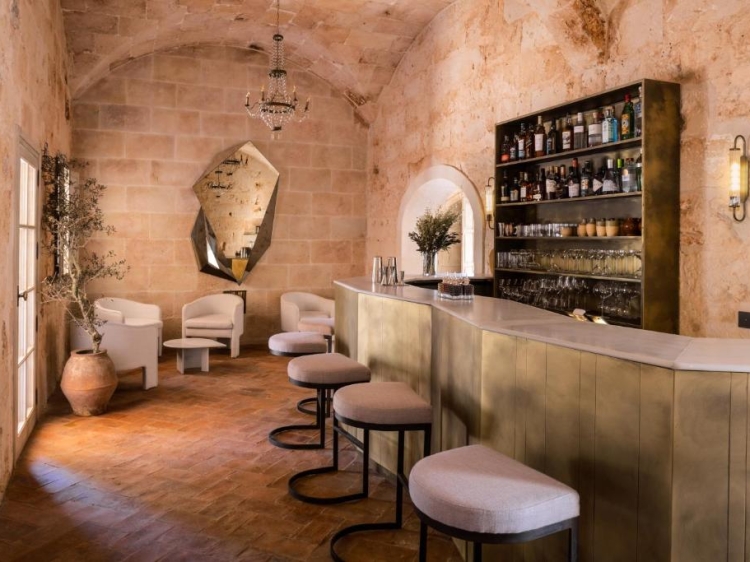 Charmante Bar. Vestige Son Vell. Menorca, Balearische Inseln.     