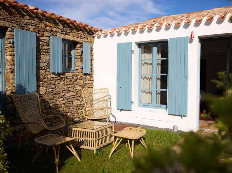 Hotel-Suite mit Spa La Mission L'Ile d'Yeu, Frankreich. Die besten Hotels mit Schwimmbad. Familienurlaub. Exklusives Hotel.  