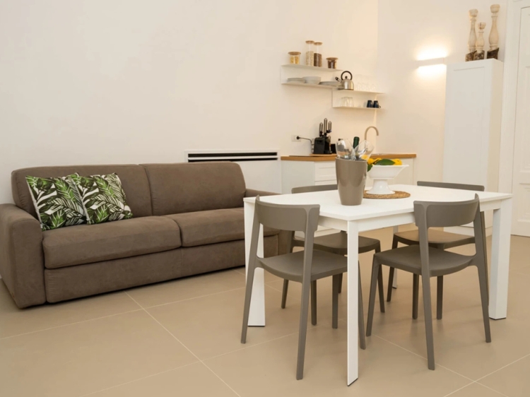 CSA - Corte Sant'Angelo - Suite Monopoli Bari. Charmantes Hotel in Bari. Zimmer mit Kochnische. Die besten Hotels im Zentrum von Monopoli. Ferien in Bari. Charmante Ferienwohnungen. 
