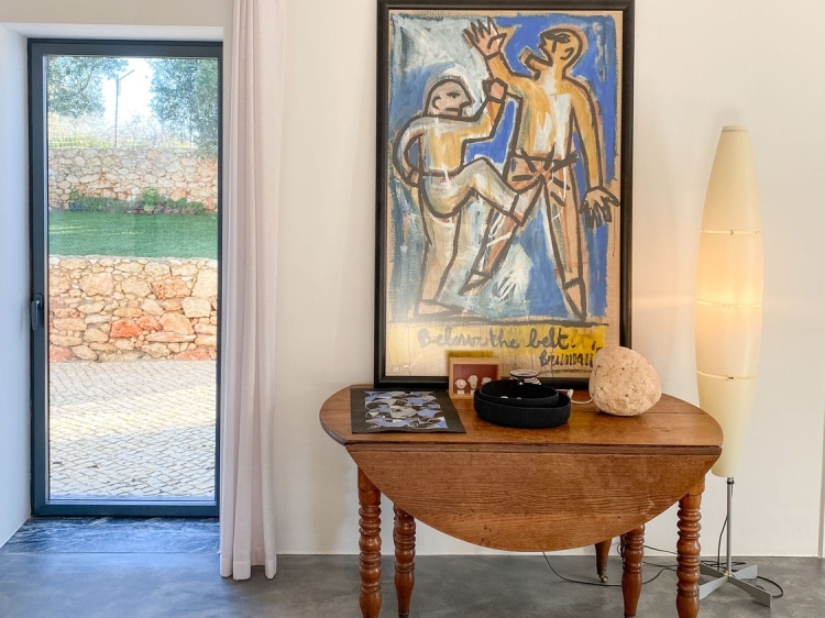 Authentisches Refugium an der Algarve auf einem privaten Anwesen, komplett zu vermietendes Haus mit Gemeinschaftspool und zwei Schlafzimmern in Ferragudo an der Algarve