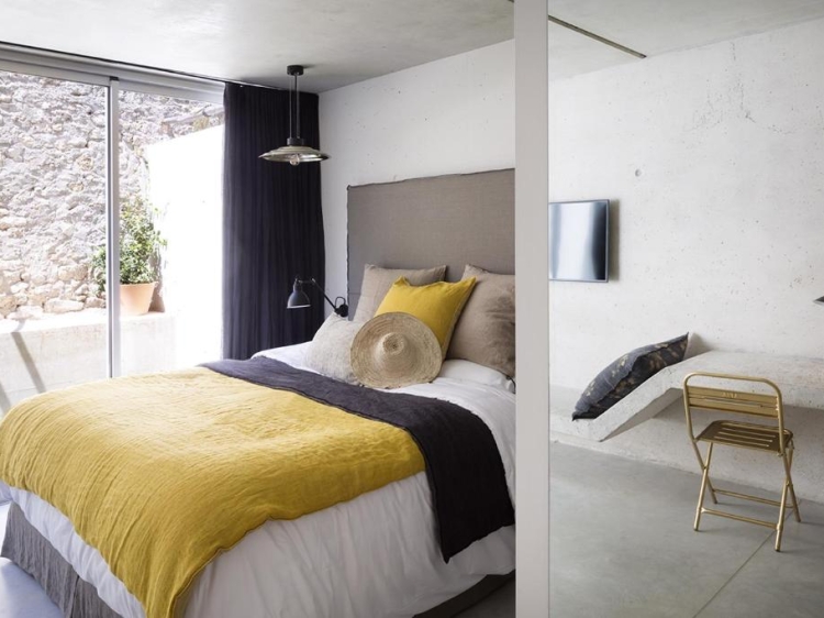 Hôtel Le 19-21 - Leucate schlafzimmer