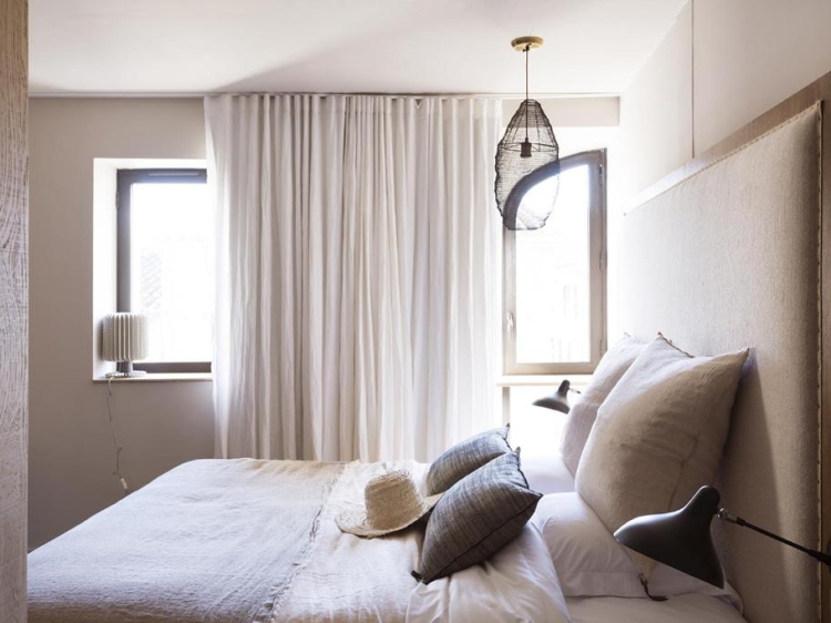 Hôtel Le 19-21 - Leucate schlafzimmer