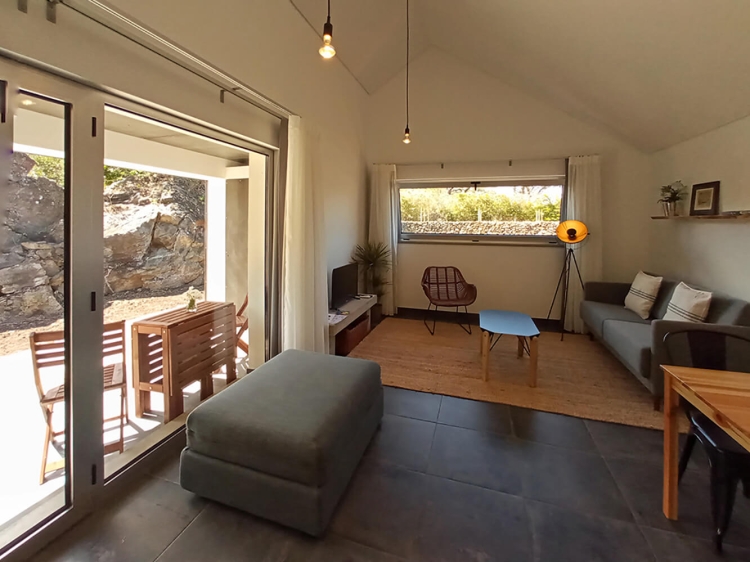 Wohnbereich - Ländliche Unterkunft Casas do Morgadio in Biscoitos