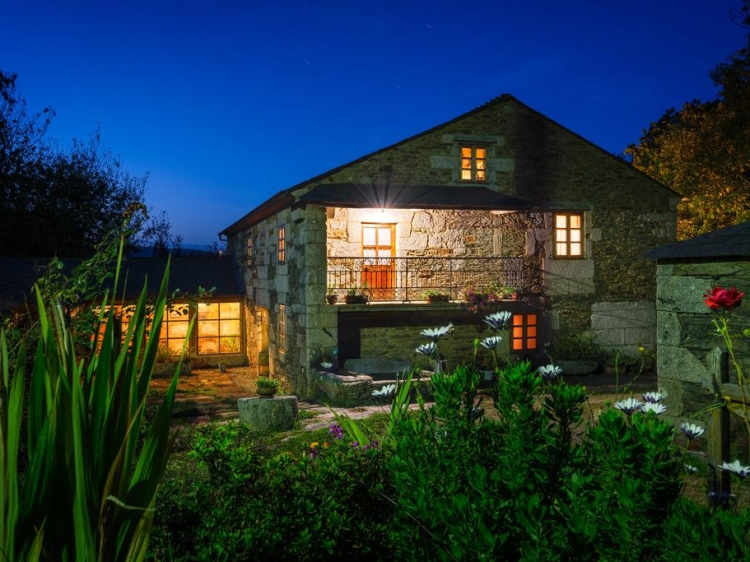 Gemütliche Romantiche Ländliche Unterkunft Casa Louran Galicia La Coruña