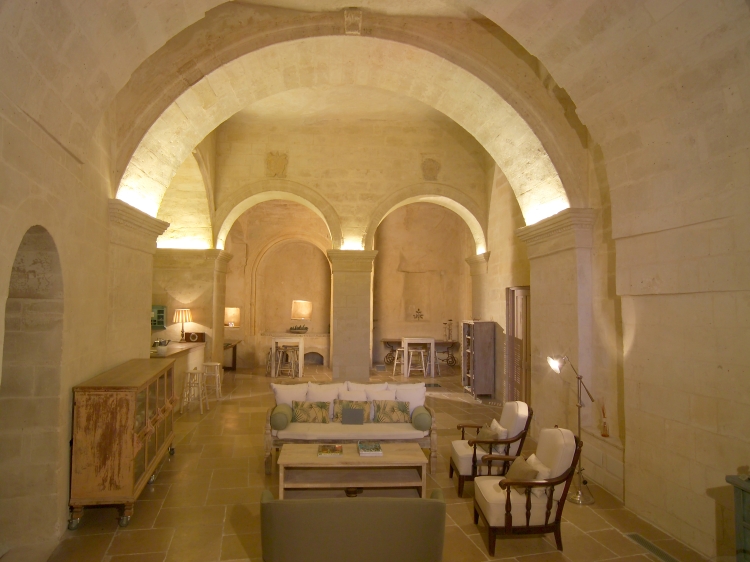 L'Hotel in Pietra Matera Basilicata Italy Hall