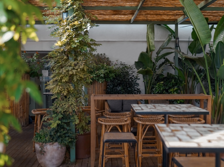 Hotel Pulizer Barcelona Spain Terrace luxury design in Barcelona