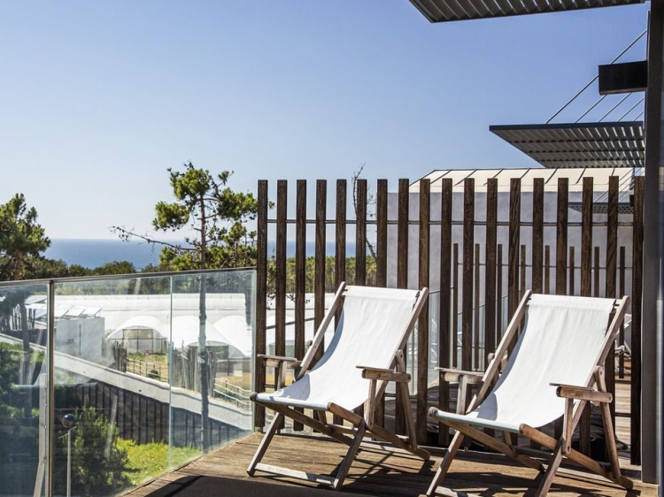Luxushotel am Strand Areias do Seixo bestes romantisches Ferienhaus in Beiras Portugal