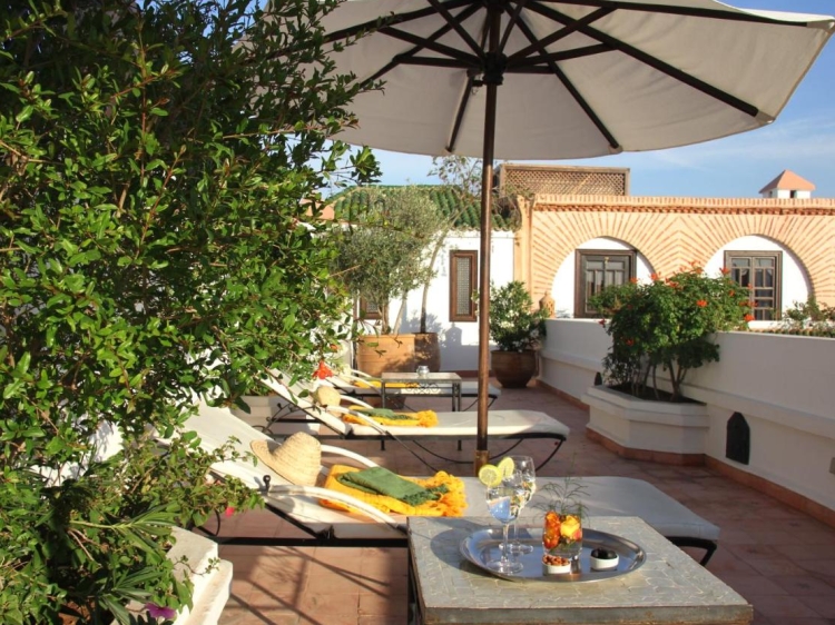 Riad Clementine hotel in MARRAKESH beste luxus terraze