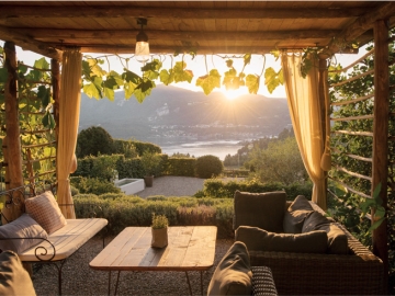 La Darbia - Ferienwohnungen in Vacciago di Ameno, Comer See, Lago Maggiore