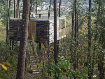 Cabañitas del Bosque - Cabanas do Barranco - Cottages in Santo Ourente de Entíns, Galicien