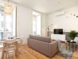Wohnen im  Montebelo Lissabon downtown apartments modern städtetrip wohnzimmer 
