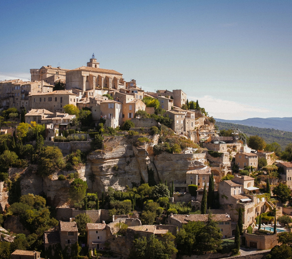 Schöne kleine Boutique Hotels Gordes, Luxushotels und coole Ferienwohnungen Gordes