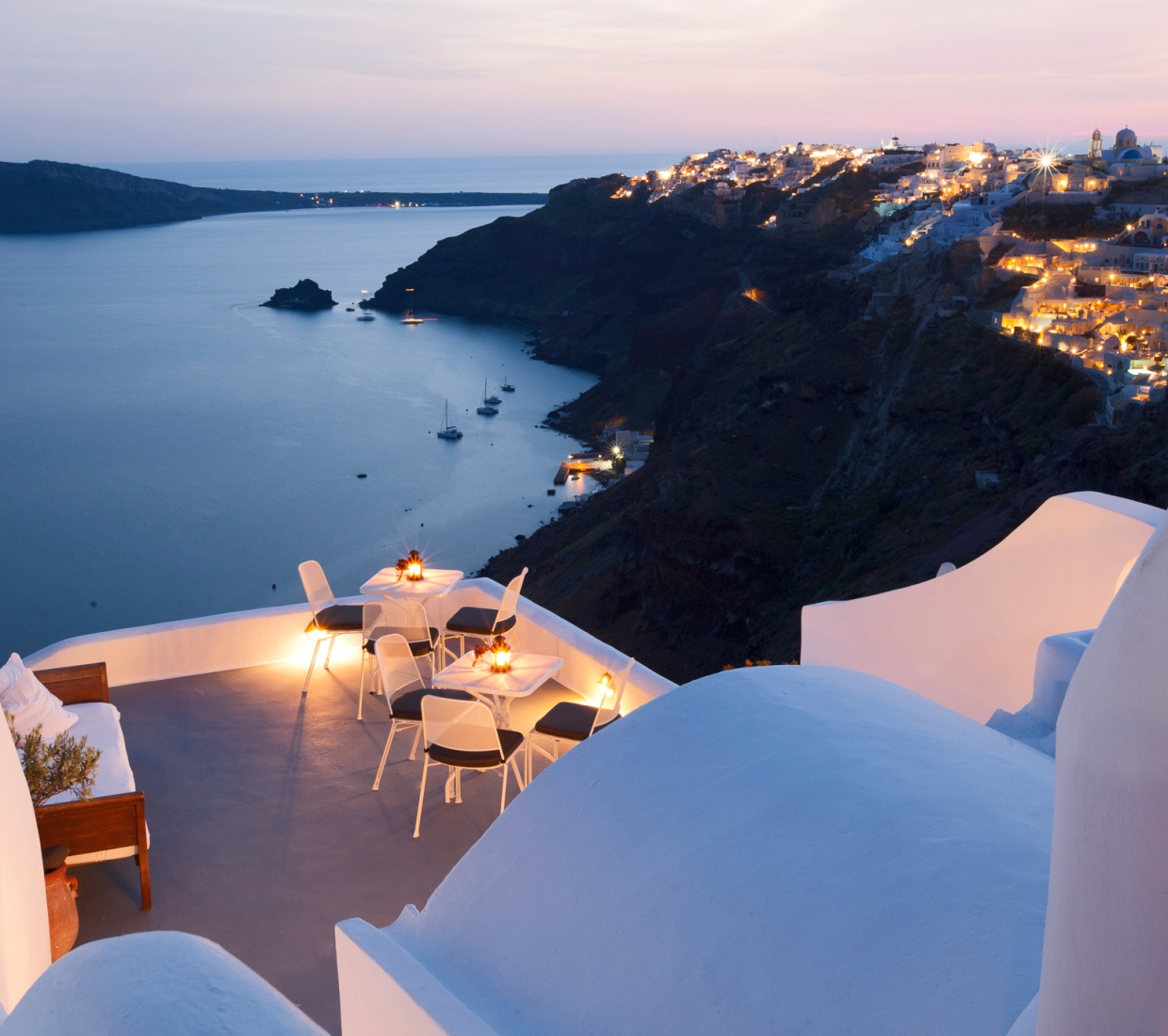 Die besten kleinen Boutique Hotels auf Santorini, Luxushotels und Ferienwohnungen